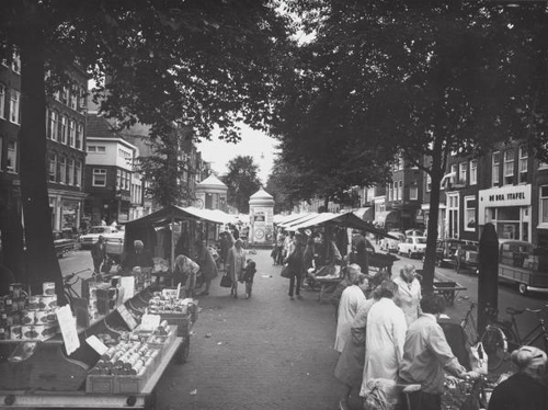De markt op de Lindengracht. Foto: Beeldbank, Stadsarchief Amsterdam 