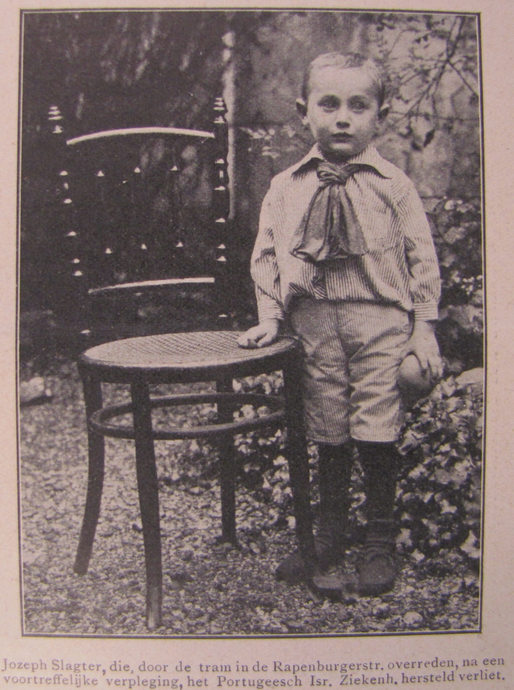 De kleine Joseph Slagter. Bron: De Joodsche Prins van 12 september 1912.  