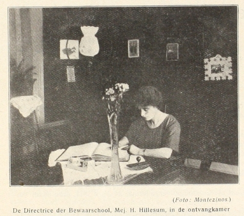 De nieuwe directrice, Hanna Hillesum. Bron: De Geïllustreerde Joodsche Post van 7 juli 1912.  