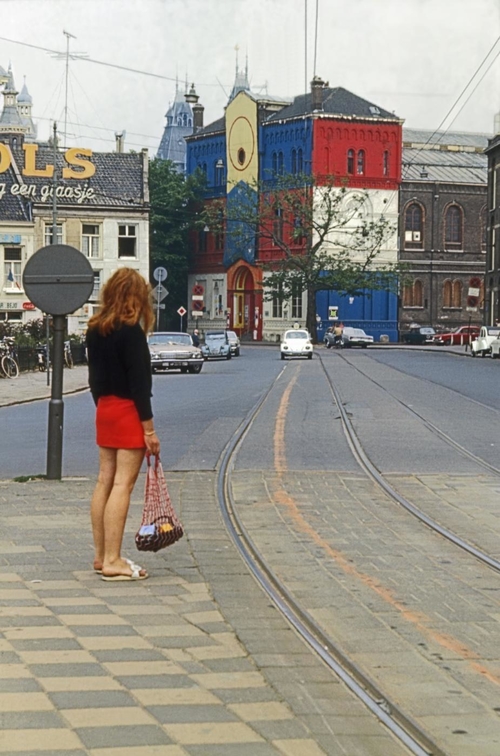 Paradiso rood-wit-blauw geverfd, omstreeks 1970 - foto copyright Adri Hazevoet  