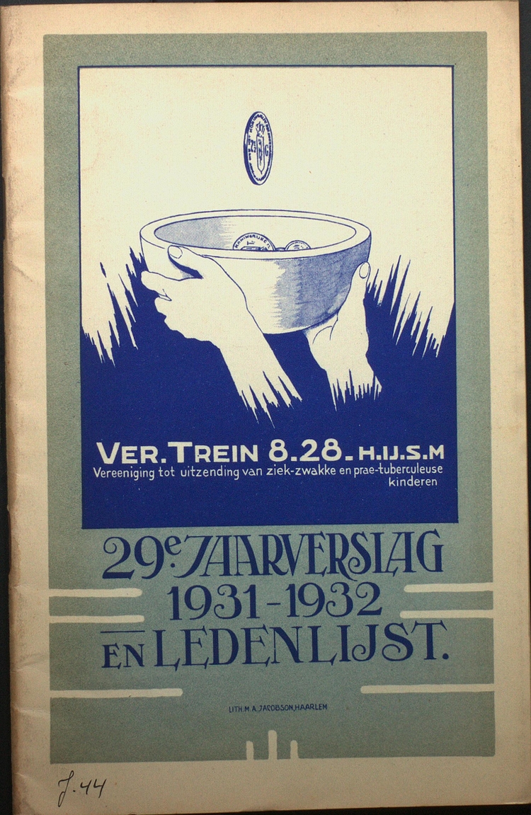 Jaarverslag Trein 8.28 over de jaren 1931-1932, bron: IISG  