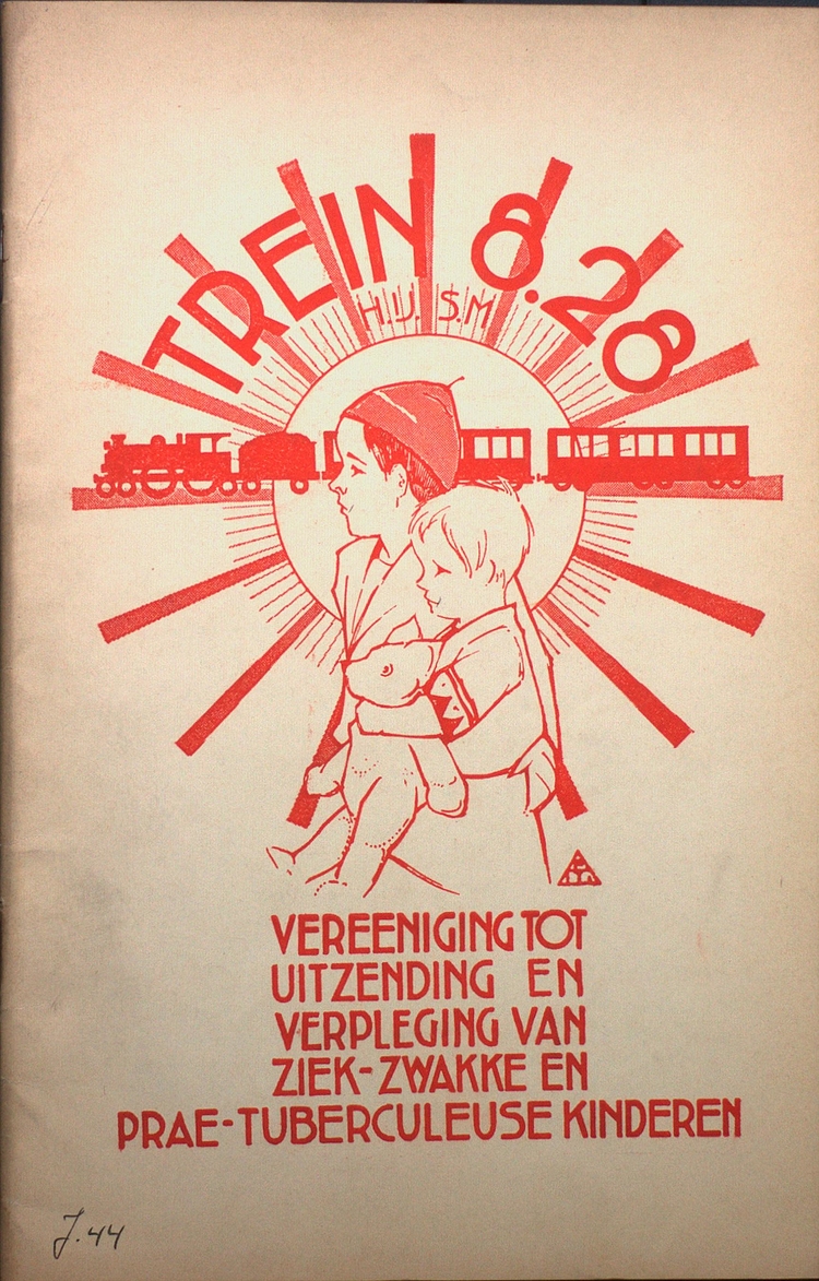 Voorblad van het jaarverslag Trein 8.28 over het 1936  