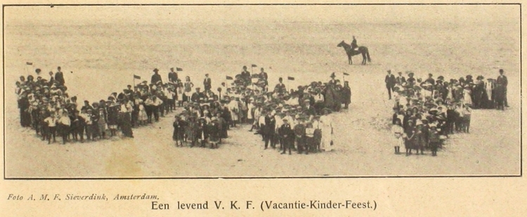 Het Vacantie Kinderfeest in: De Joodsche Prins van 22 augustus 1912 (IISG).  