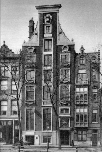 Singel Huis Odeon aan de Singel (ca. 1910). Bron: Amsterdam Cultuurhistorische Vereniging, Wik-I-Amsterdam  