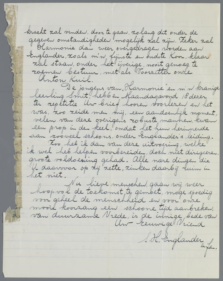 Brief van 24 mei 1942 (2) aan de heer en mevrouw Kuil. Bron: JHM – D007646  