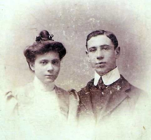 foto Lehman en Alida Kropveld 1908  