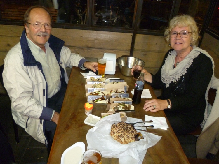 Peter en Yvonne Kropveld, Israel 2014  