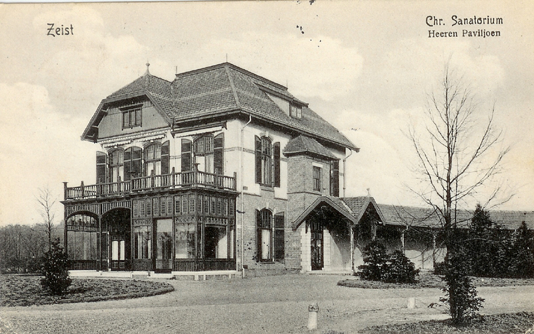 Afbeelding van het sanatorium te Zeist, bron: website Onbekend in Nederland – Zeist.   