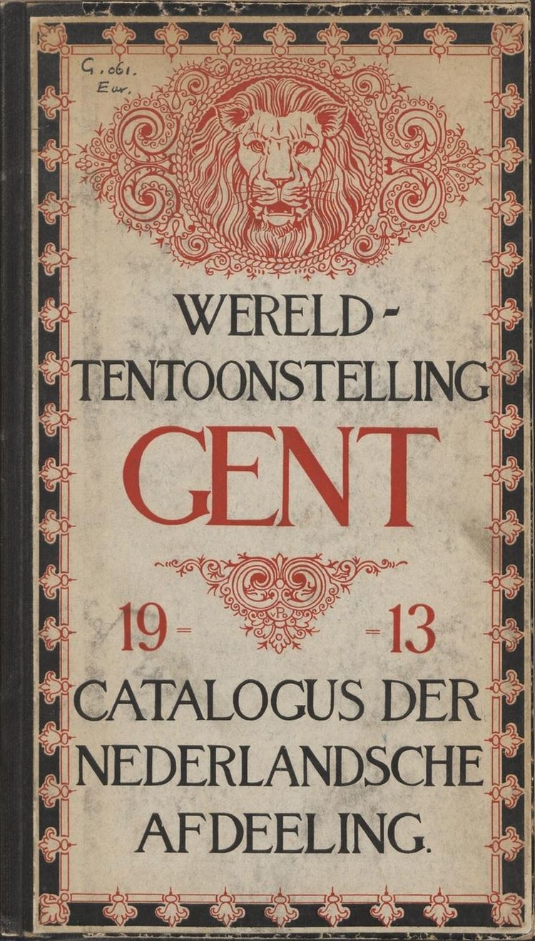 Catalogus van de Wereldtentoonstelling te Gent, bron: Delpher, boeken Basis.   