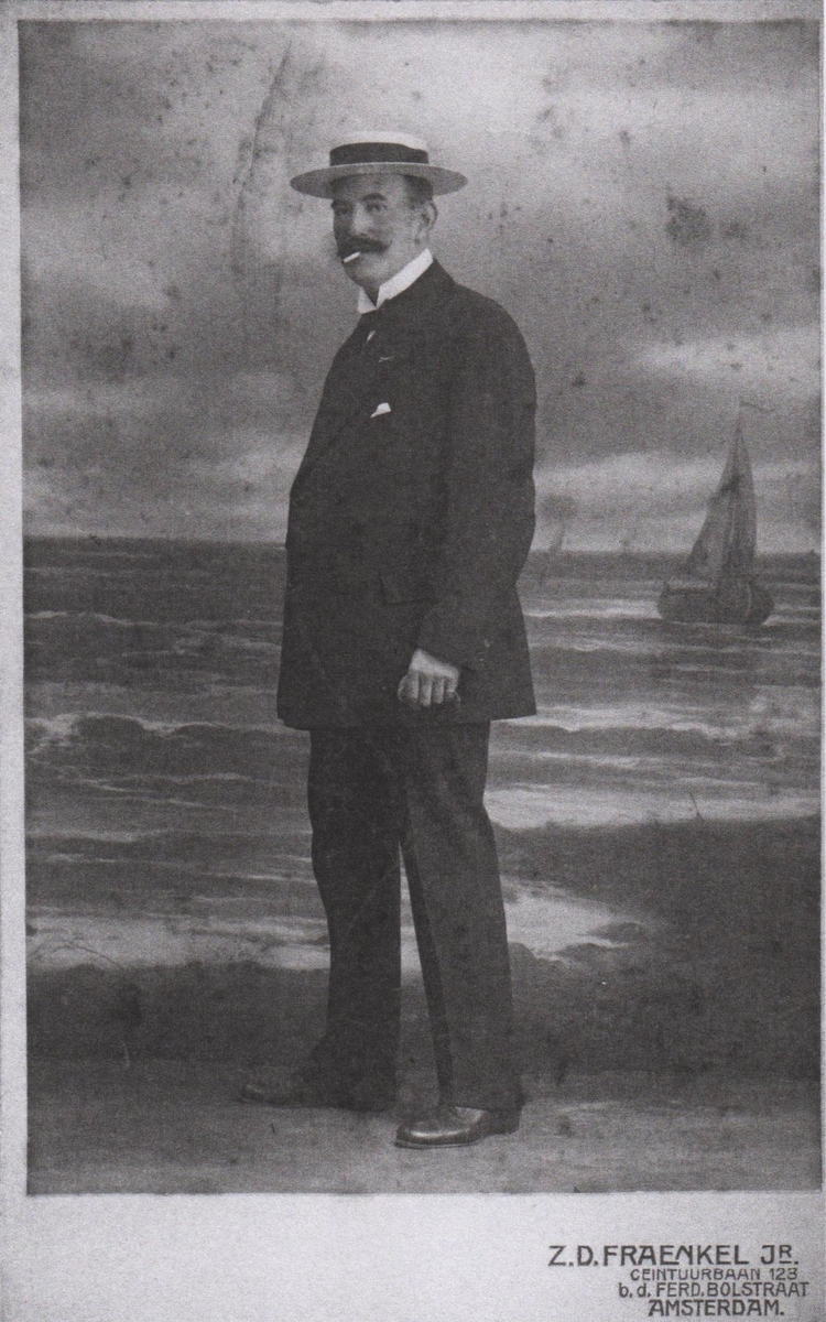 Portretfoto van Jacobus M. Lob, bron: fotoarchief fam. Drilsma  